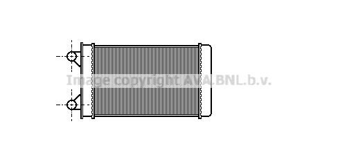 Prasco VN6117 Heat exchanger, interior heating VN6117: Buy near me at 2407.PL in Poland at an Affordable price!