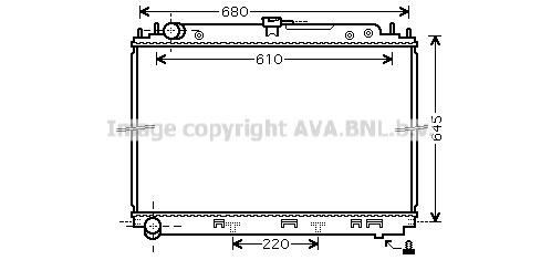 Prasco DNA2296 Радиатор охлаждения двигателя DNA2296: Купить в Польше - Отличная цена на 2407.PL!