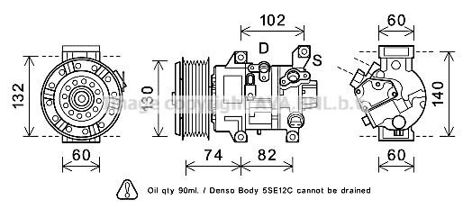 Prasco TOK607 Kompressor klimaanlage TOK607: Kaufen Sie zu einem guten Preis in Polen bei 2407.PL!