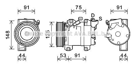 Prasco RTK627 Компресор кондиціонера RTK627: Приваблива ціна - Купити у Польщі на 2407.PL!