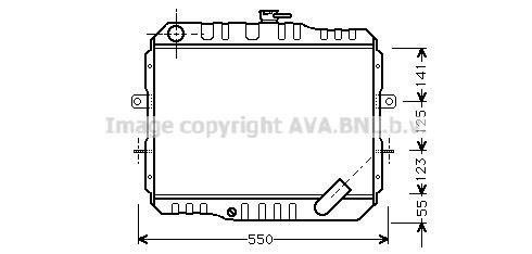 Prasco MT2061 Radiator, engine cooling MT2061: Buy near me in Poland at 2407.PL - Good price!