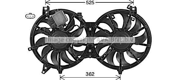 Prasco TO7762 Hub, engine cooling fan wheel TO7762: Buy near me in Poland at 2407.PL - Good price!