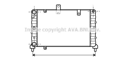 Prasco LC2025 Radiator, engine cooling LC2025: Buy near me in Poland at 2407.PL - Good price!