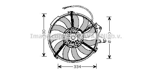 Prasco AI7507 Вентилятор радіатора охолодження AI7507: Приваблива ціна - Купити у Польщі на 2407.PL!