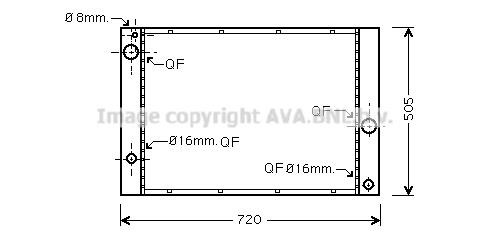 Prasco BWA2338 Radiator, engine cooling BWA2338: Buy near me in Poland at 2407.PL - Good price!