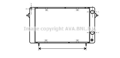 Prasco RT2050 Radiator, engine cooling RT2050: Buy near me in Poland at 2407.PL - Good price!