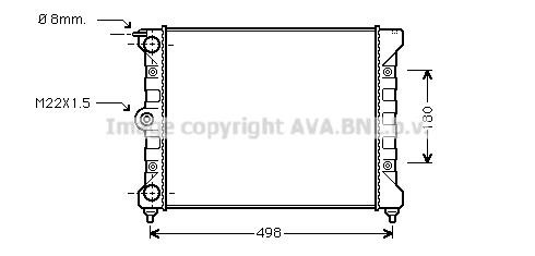 Prasco VNA2039 Radiator, engine cooling VNA2039: Buy near me in Poland at 2407.PL - Good price!