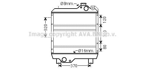 Prasco NH2033 Radiator, engine cooling NH2033: Buy near me at 2407.PL in Poland at an Affordable price!