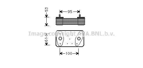 Prasco ME3243 Oil cooler ME3243: Buy near me at 2407.PL in Poland at an Affordable price!