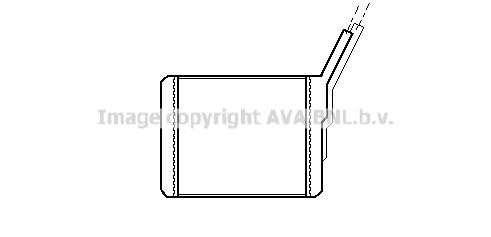 Prasco OL6182 Heat exchanger, interior heating OL6182: Buy near me in Poland at 2407.PL - Good price!