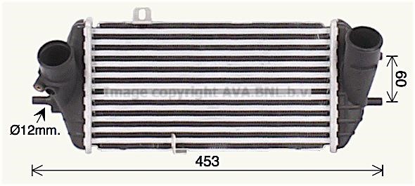 Prasco HY4468 Intercooler, charger HY4468: Buy near me in Poland at 2407.PL - Good price!