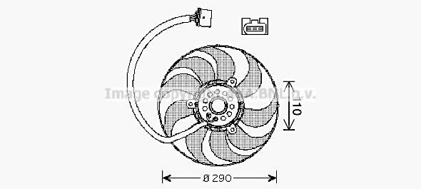 Prasco VN7522 Hub, engine cooling fan wheel VN7522: Buy near me in Poland at 2407.PL - Good price!