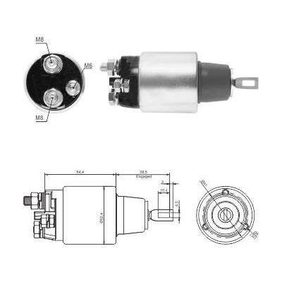 Hoffer 6646313 Solenoid Switch, starter 6646313: Buy near me in Poland at 2407.PL - Good price!