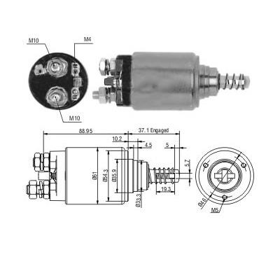 Hoffer 6646268 Solenoid Switch, starter 6646268: Buy near me in Poland at 2407.PL - Good price!
