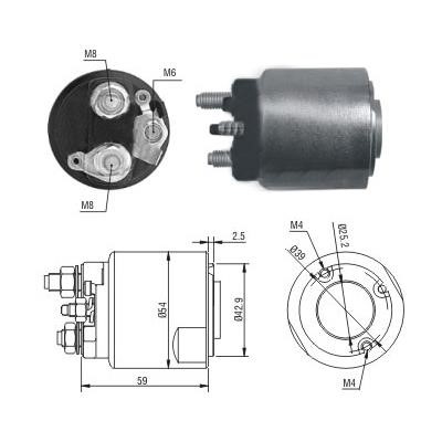 Hoffer 6646203 Solenoid Switch, starter 6646203: Buy near me in Poland at 2407.PL - Good price!