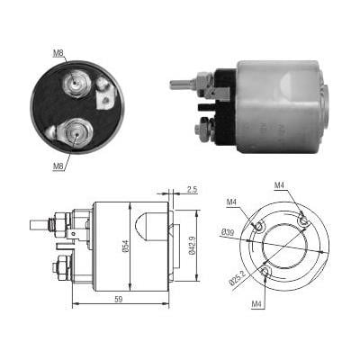 Hoffer 6646310 Solenoid Switch, starter 6646310: Buy near me at 2407.PL in Poland at an Affordable price!