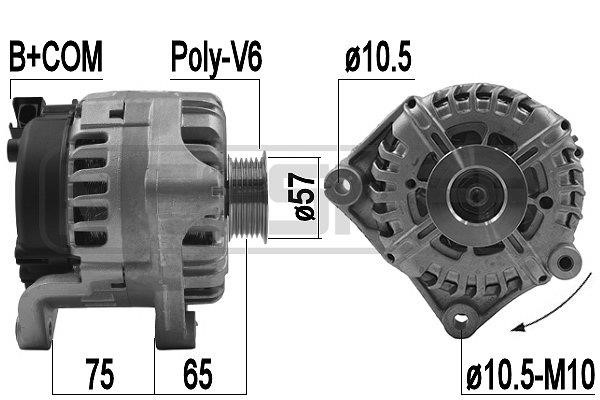 Messmer 209237 Alternator 209237: Buy near me in Poland at 2407.PL - Good price!