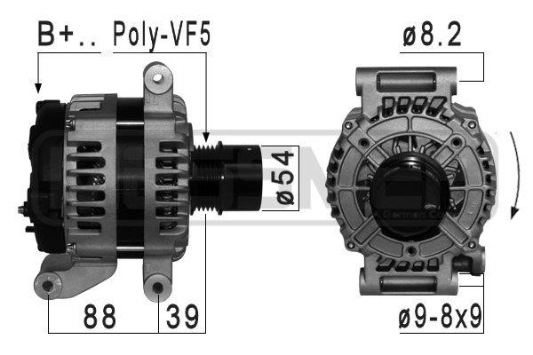 Messmer 209112 Alternator 209112: Buy near me in Poland at 2407.PL - Good price!