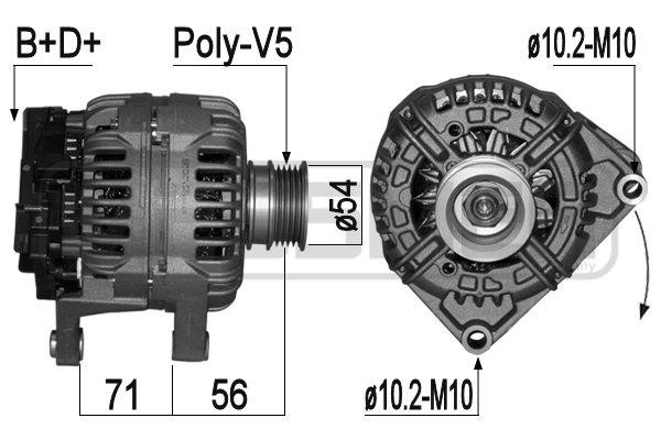 Messmer 209096 Alternator 209096: Buy near me in Poland at 2407.PL - Good price!