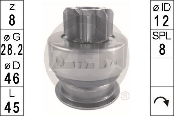 Messmer ZN1771 Freewheel gear, starter ZN1771: Buy near me in Poland at 2407.PL - Good price!