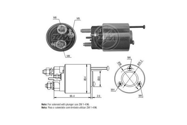 Messmer 227390 Solenoid switch, starter 227390: Buy near me at 2407.PL in Poland at an Affordable price!