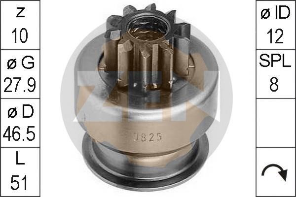 Messmer ZN0825 Freewheel gear, starter ZN0825: Buy near me in Poland at 2407.PL - Good price!