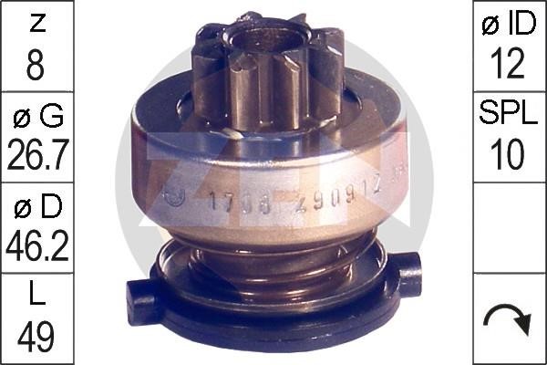 Messmer ZN1708 Freewheel gear, starter ZN1708: Buy near me in Poland at 2407.PL - Good price!