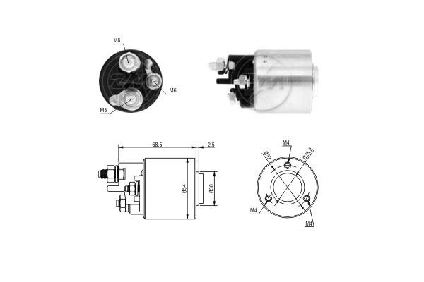 Messmer 227074 Solenoid switch, starter 227074: Buy near me at 2407.PL in Poland at an Affordable price!