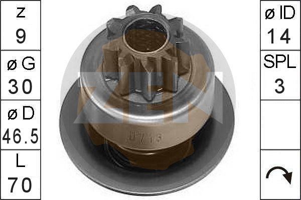 Messmer ZN0713 Freewheel gear, starter ZN0713: Buy near me at 2407.PL in Poland at an Affordable price!