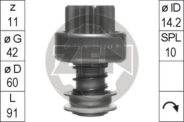 Messmer ZN1594 Freewheel gear, starter ZN1594: Buy near me in Poland at 2407.PL - Good price!