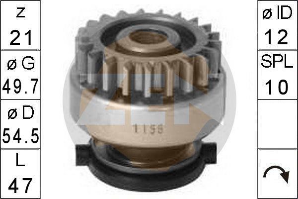 Messmer ZN1156 Freewheel gear, starter ZN1156: Buy near me in Poland at 2407.PL - Good price!