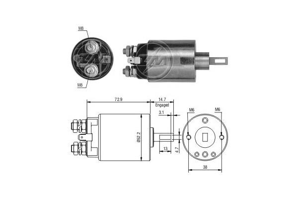 Messmer ZM584 Magnetschalter anlasser ZM584: Kaufen Sie zu einem guten Preis in Polen bei 2407.PL!