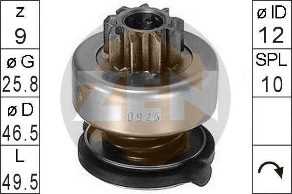 Messmer ZN0925 Freewheel gear, starter ZN0925: Buy near me at 2407.PL in Poland at an Affordable price!