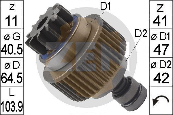 Messmer ZN1865 Freewheel gear, starter ZN1865: Buy near me at 2407.PL in Poland at an Affordable price!