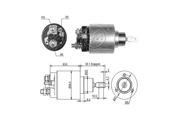 Messmer ZM677 Solenoid switch, starter ZM677: Buy near me at 2407.PL in Poland at an Affordable price!