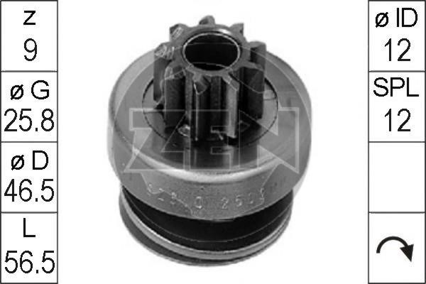 Messmer ZN0926 Freewheel gear, starter ZN0926: Buy near me at 2407.PL in Poland at an Affordable price!