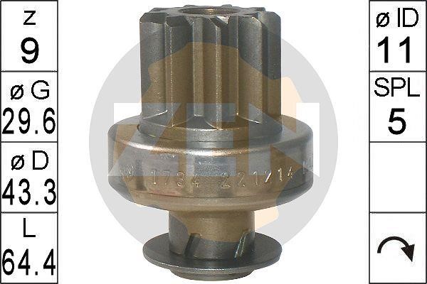 Messmer ZN1734 Freewheel gear, starter ZN1734: Buy near me at 2407.PL in Poland at an Affordable price!