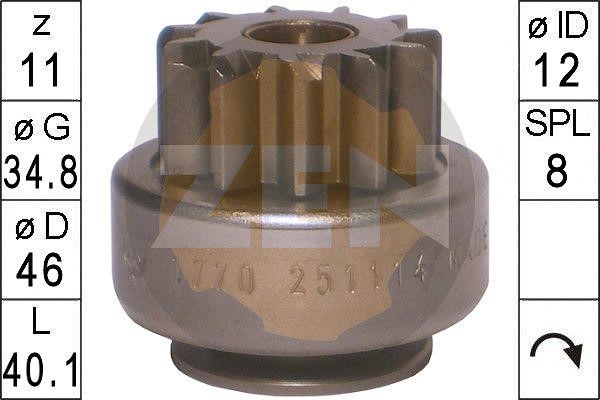 Messmer ZN1770 Freewheel gear, starter ZN1770: Buy near me at 2407.PL in Poland at an Affordable price!