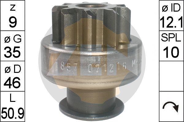 Messmer ZN1857 Freewheel gear, starter ZN1857: Buy near me in Poland at 2407.PL - Good price!