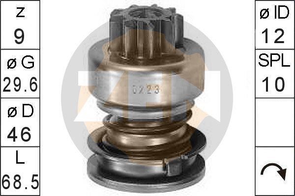 Messmer ZN0223 Freewheel gear, starter ZN0223: Buy near me in Poland at 2407.PL - Good price!