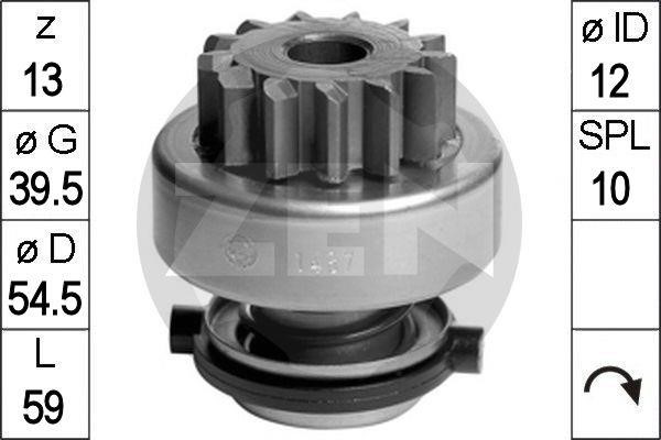 Messmer ZN1487 Freewheel gear, starter ZN1487: Buy near me in Poland at 2407.PL - Good price!