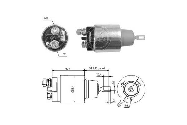 Messmer ZM3773 Solenoid switch, starter ZM3773: Buy near me at 2407.PL in Poland at an Affordable price!