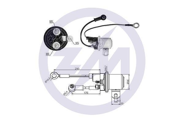 Messmer ZM1428 Solenoid switch, starter ZM1428: Buy near me at 2407.PL in Poland at an Affordable price!