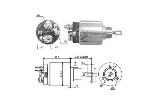 Messmer ZM1475 Solenoid switch, starter ZM1475: Buy near me at 2407.PL in Poland at an Affordable price!