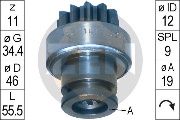 Messmer ZN1617 Freewheel gear, starter ZN1617: Buy near me at 2407.PL in Poland at an Affordable price!
