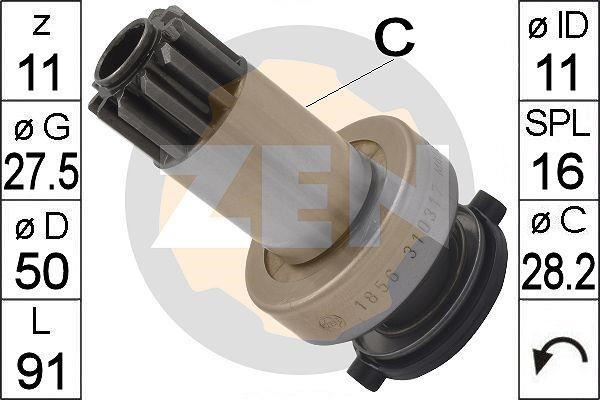 Messmer ZN1856 Freewheel gear, starter ZN1856: Buy near me at 2407.PL in Poland at an Affordable price!
