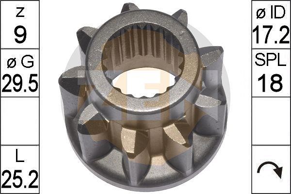 Messmer ZN9186 Pinion, starter ZN9186: Buy near me at 2407.PL in Poland at an Affordable price!