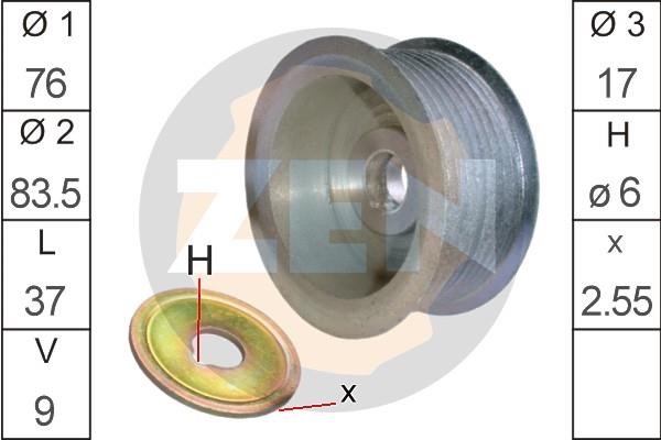 Messmer ZN5371 Belt pulley generator ZN5371: Buy near me in Poland at 2407.PL - Good price!