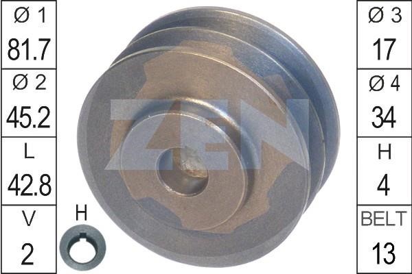 Messmer ZN5359 Belt pulley generator ZN5359: Buy near me in Poland at 2407.PL - Good price!