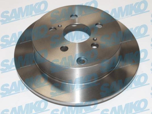 Samko T2015P Rear brake disc, non-ventilated T2015P: Buy near me in Poland at 2407.PL - Good price!